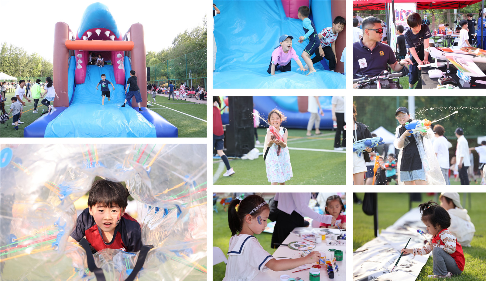 students playing on Founder's Day