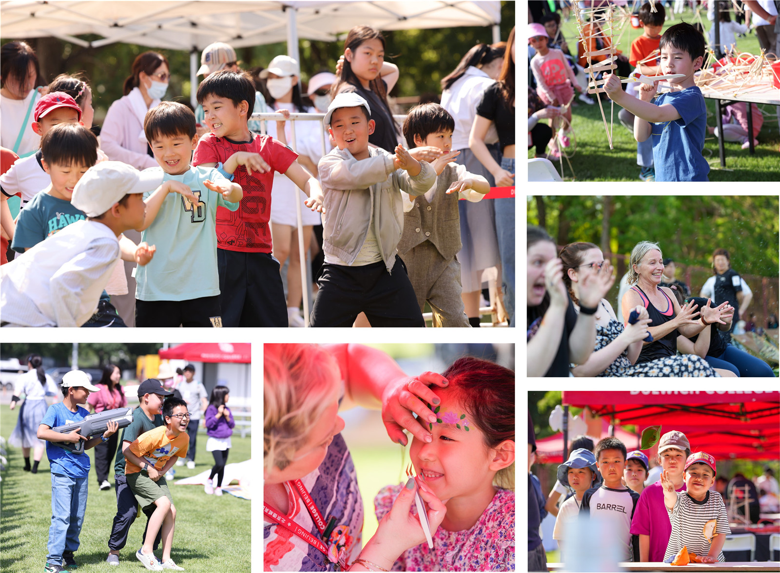 students playing on Founder's Day