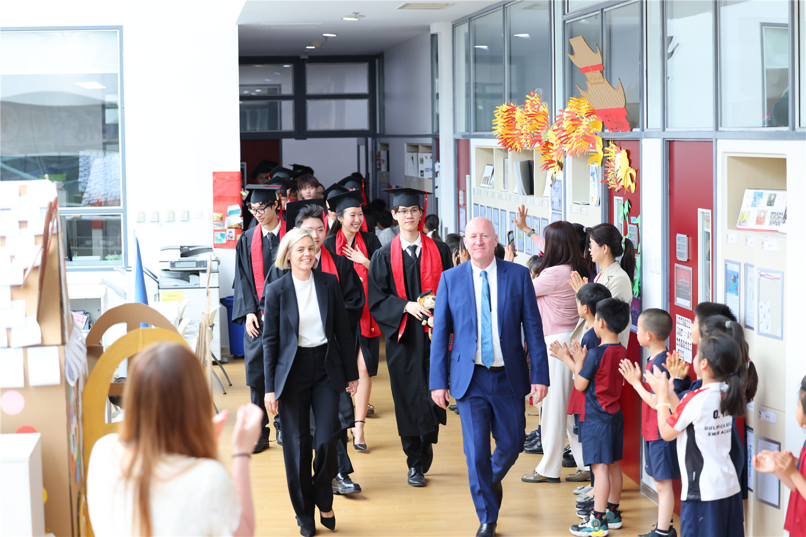 Anthony, Clare and the graduates