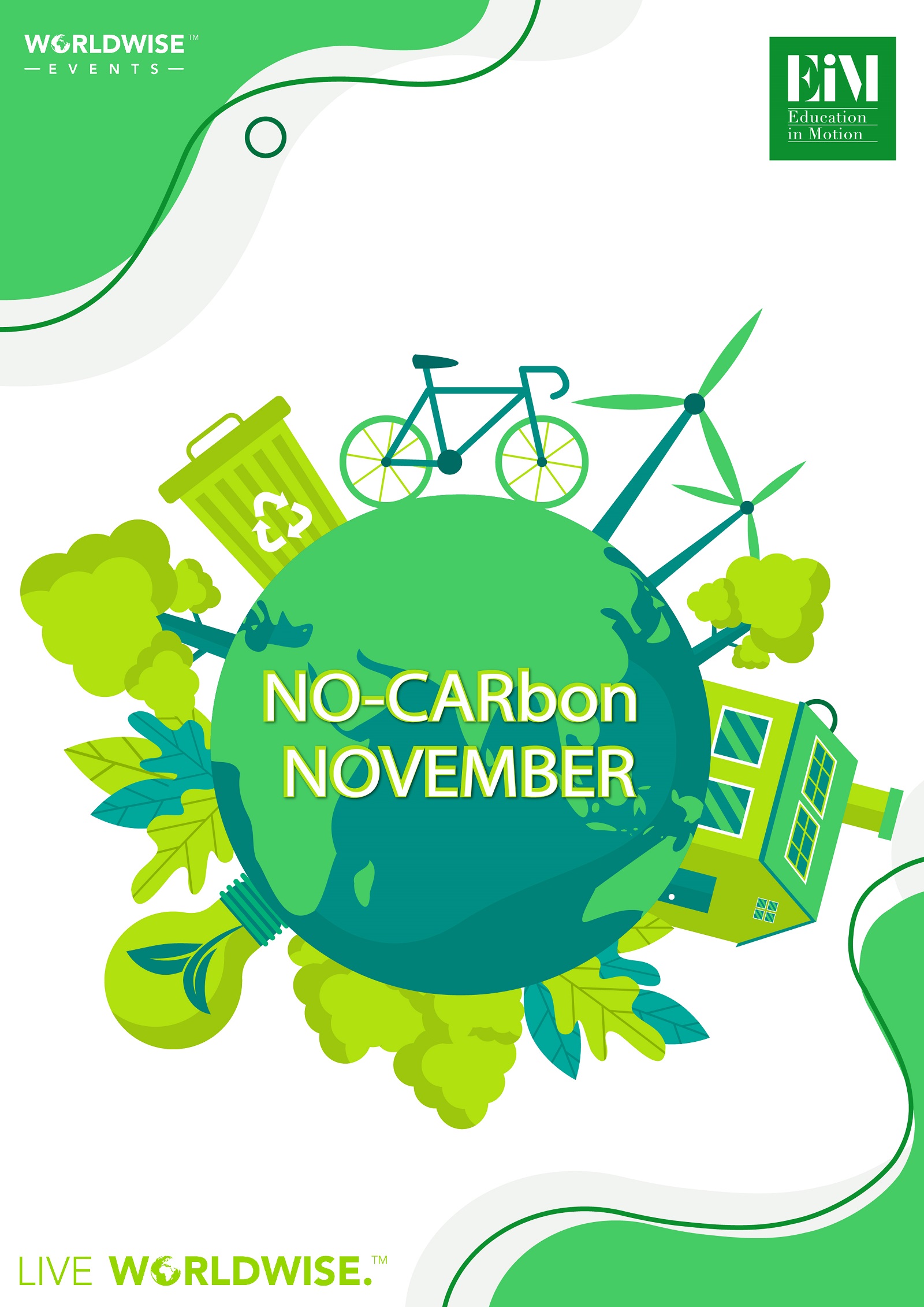 No carbon november 2023 poster