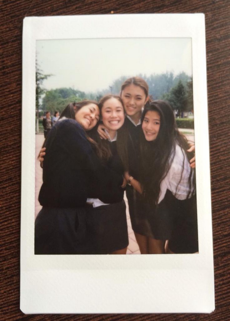 DCB days: Rachel and her friends enjoying and documenting their last day of school in April of 2014.