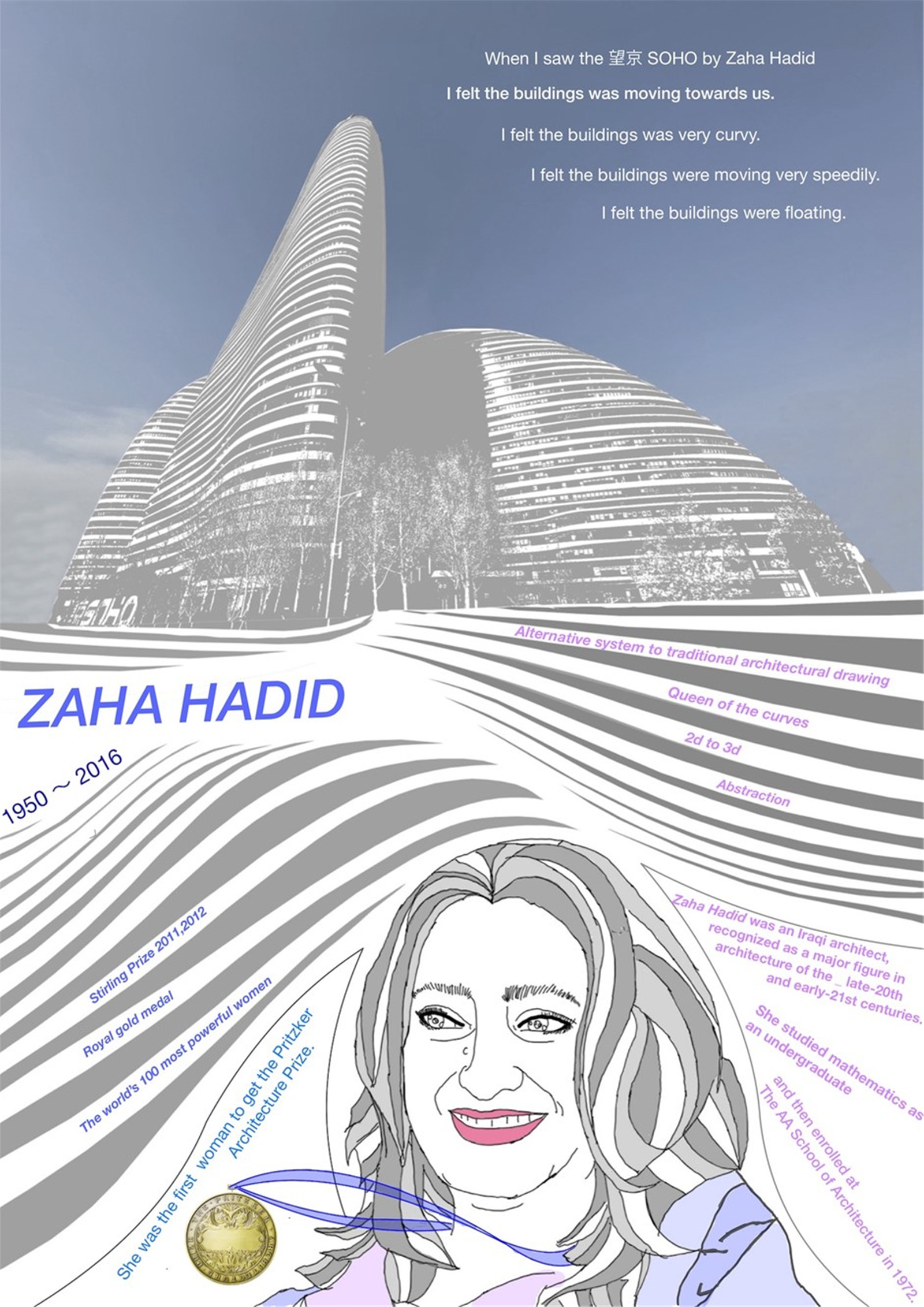 Zaha Hadid海报
