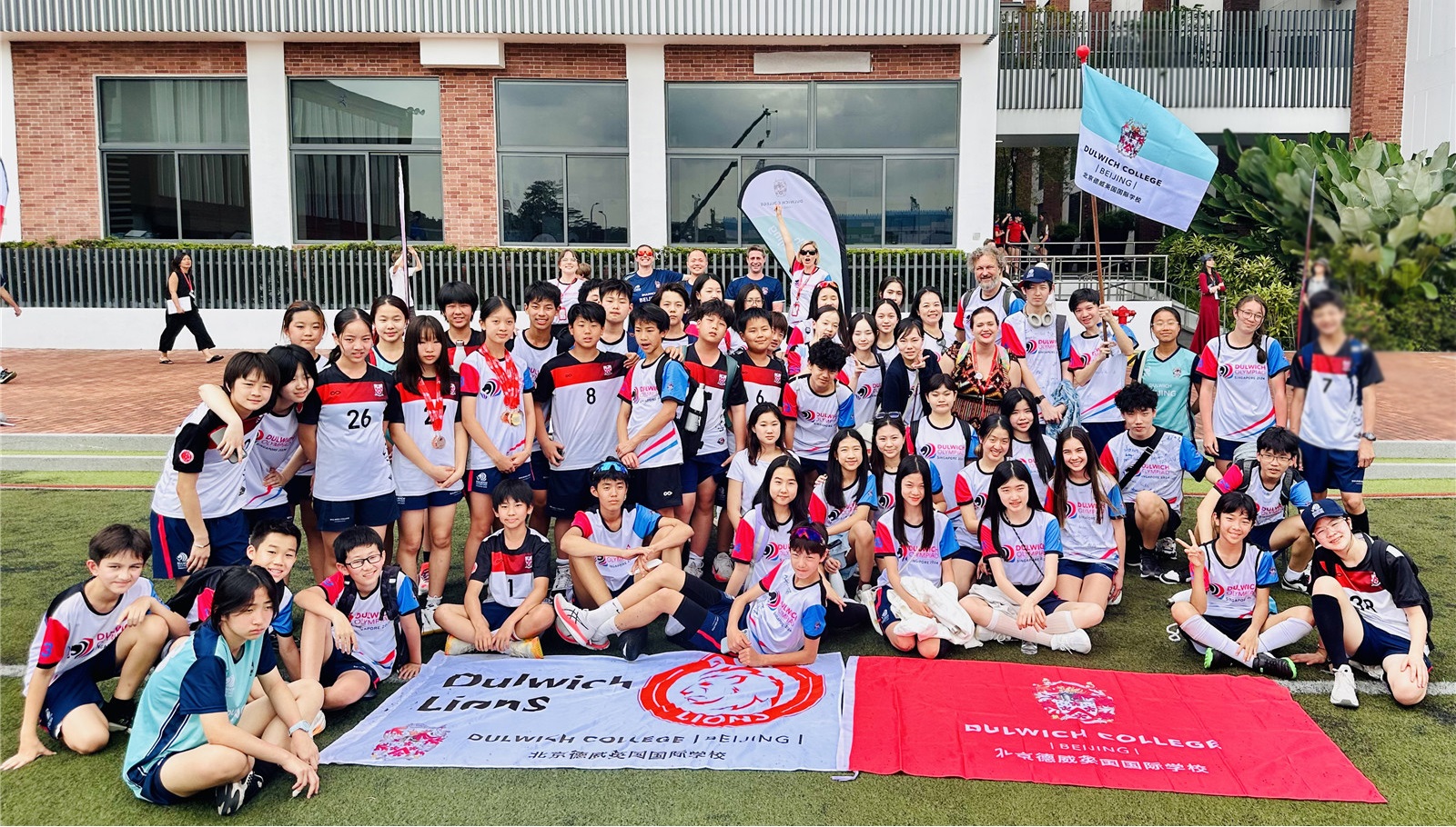 DCB group photo at Dulwich Olympiad 2024 in Singapore