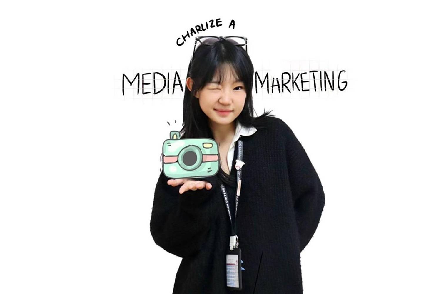 媒体和市场学生代表：Charlize A​​​​​​​