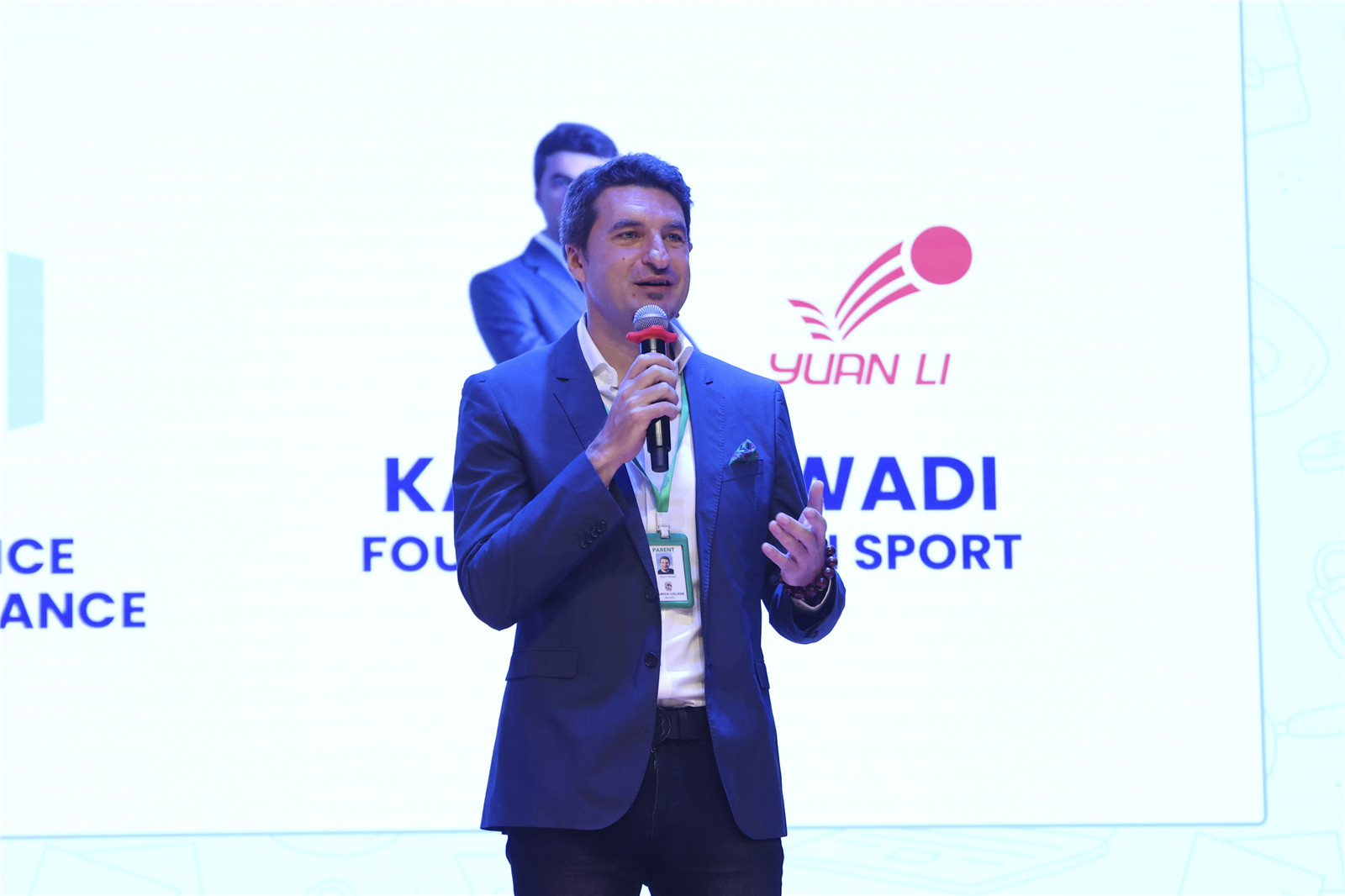 Dr Karim Alwadi, founder of Yuan li Sport