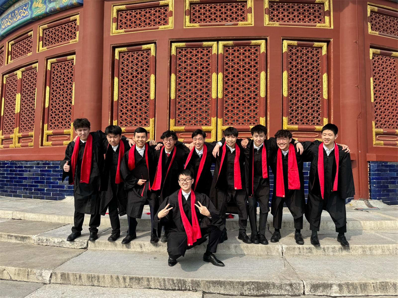 Temple of Heaven during the last day of school