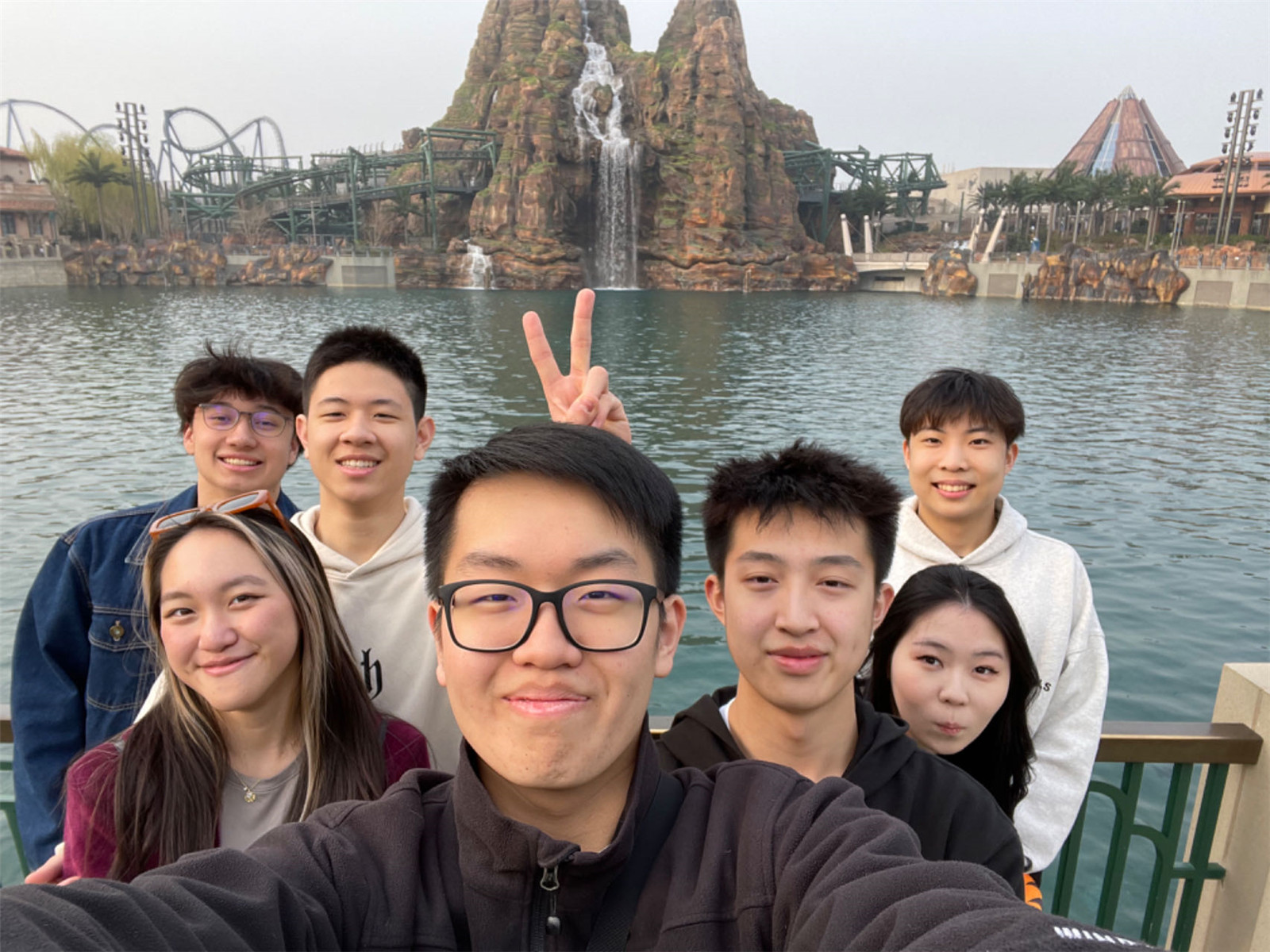 Brian and his friends go to Universal Studios Beijing