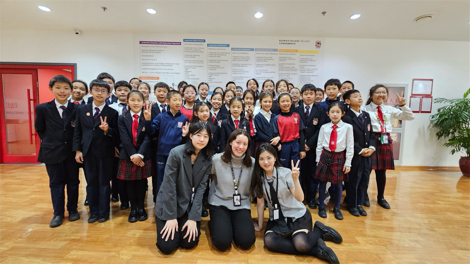 Junior School Wellbeing Champions training organized by Senior School Wellbeing Prefects