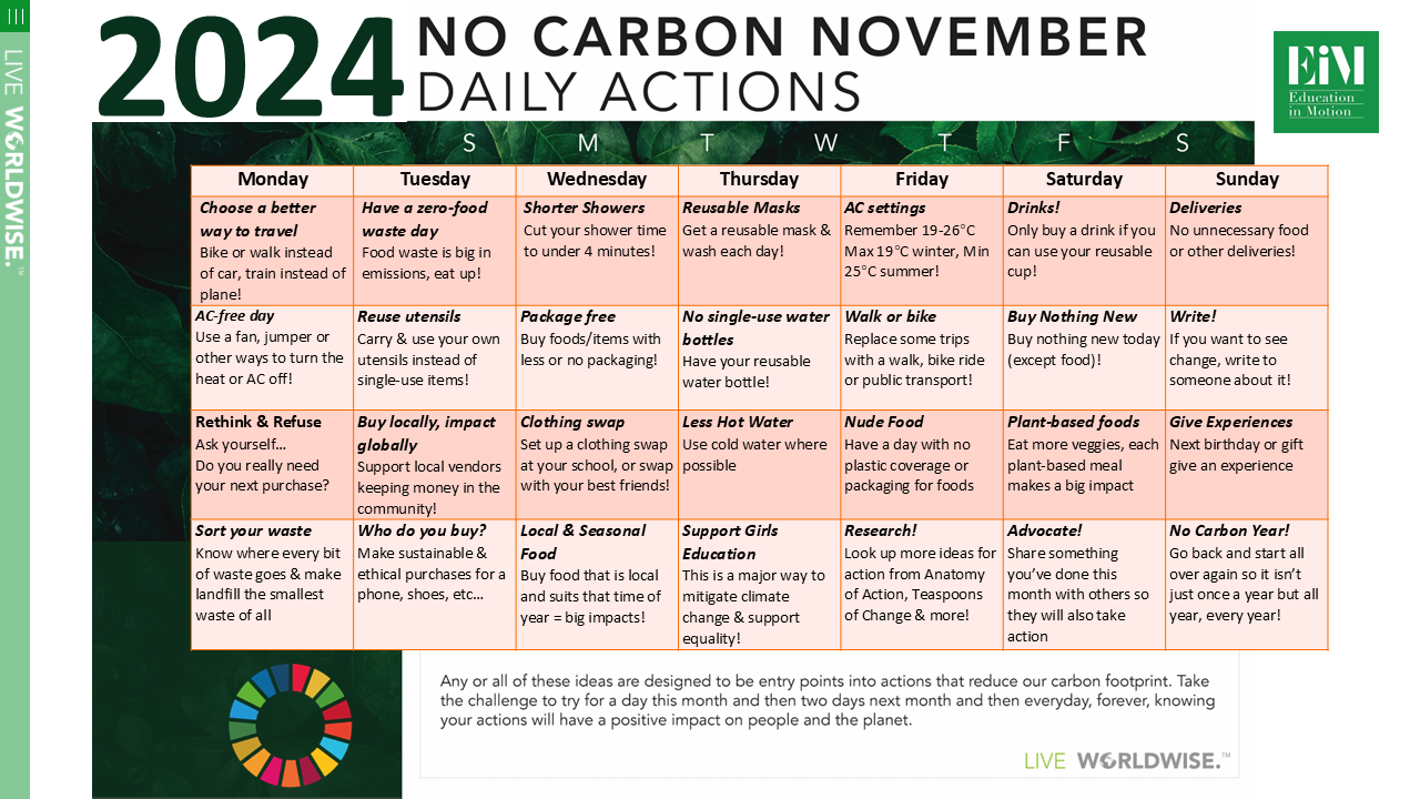 No Carbon November