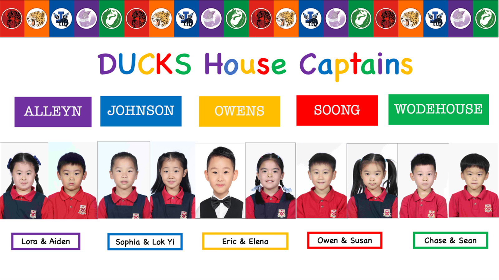 DUCKS House Captains