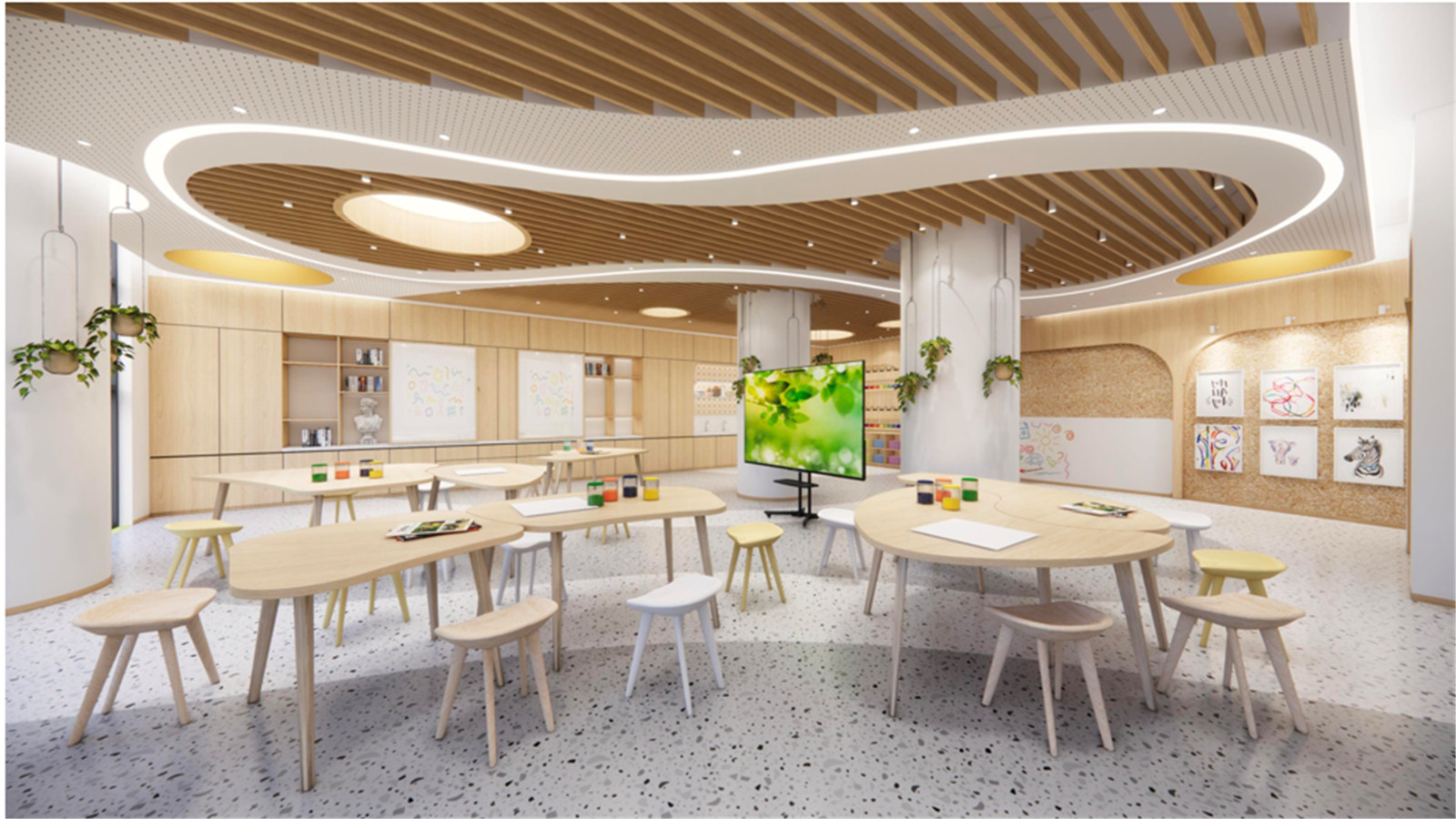 Renovated DUCKS Art Room