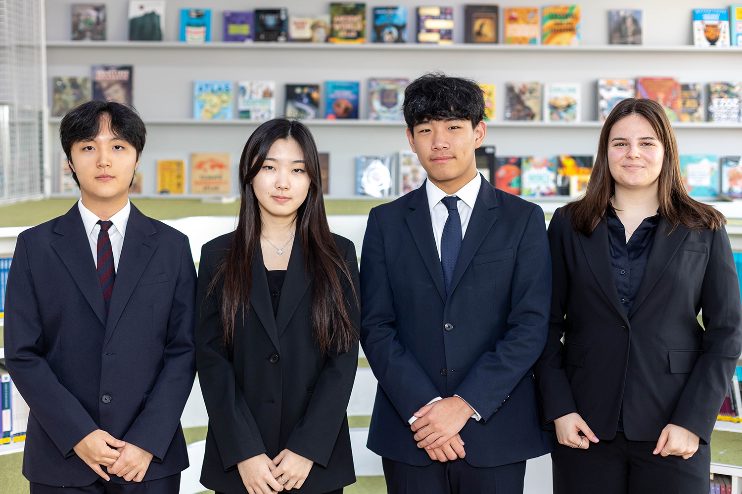 Kunho J Head of Excellence,  Kailey K Head of Community, Jioh C Head of Sustainability, Bea K Head o