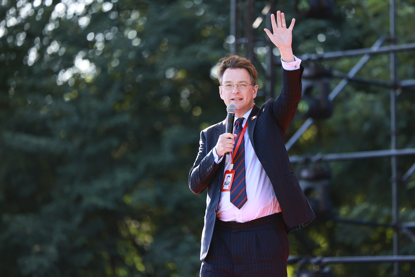 Dr Cameron Pyke at the Moonlight Madness event