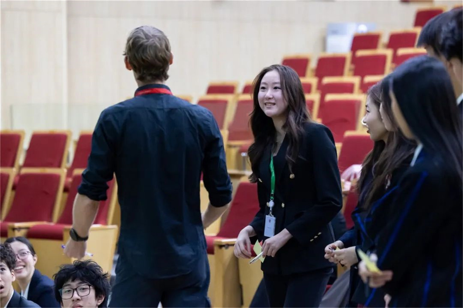 Catherine at EiM Student Leadership Conference at Dulwich College Seoul