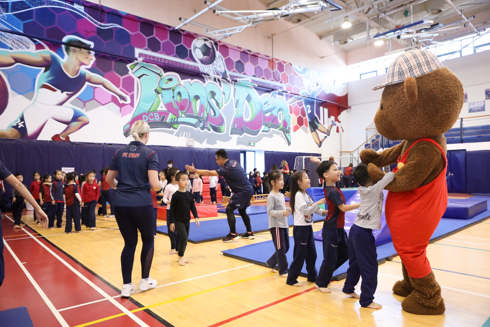 Teddy Bear Gym - Teddy Mascot