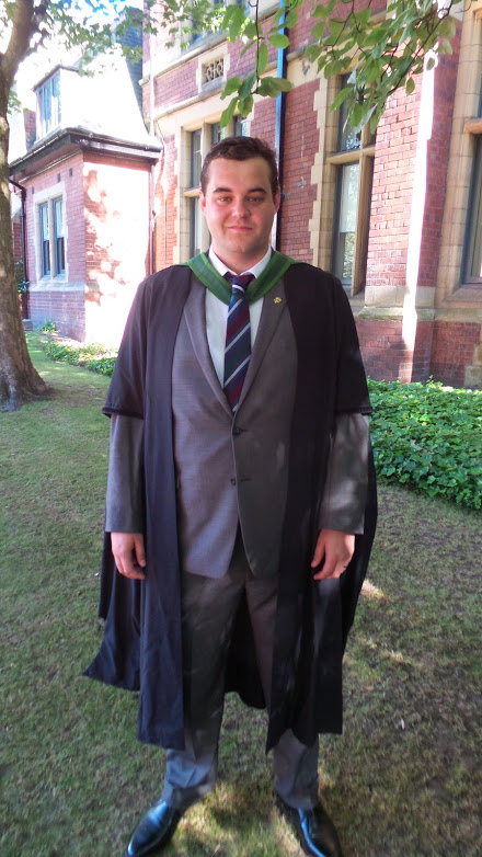 Graduation photo at the University of Leeds