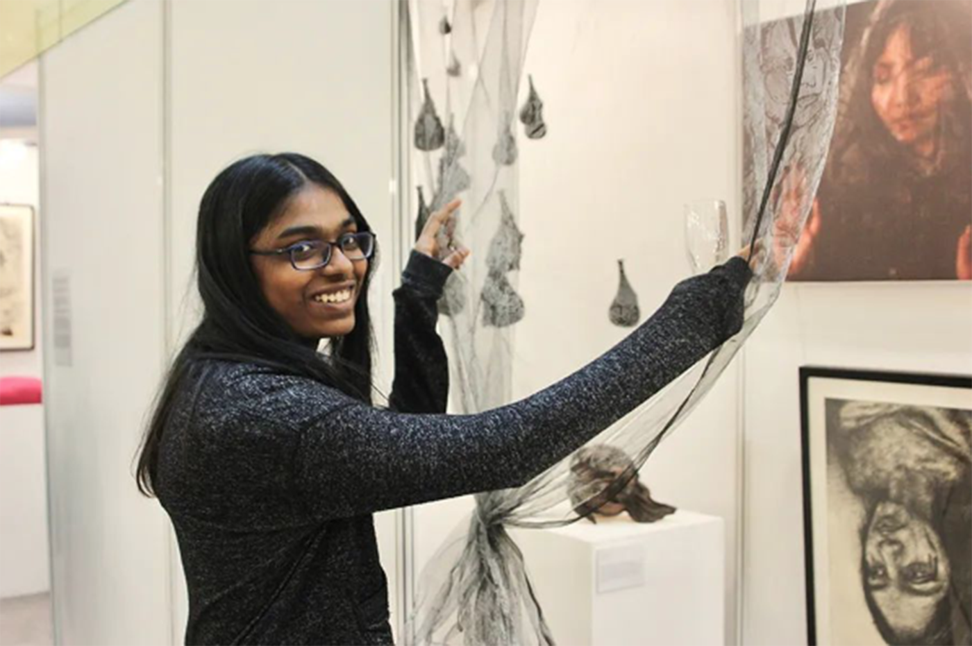 Nandita K introduces her artworks