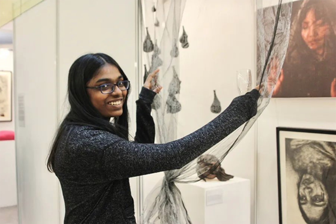 Nandita introduces her artworks