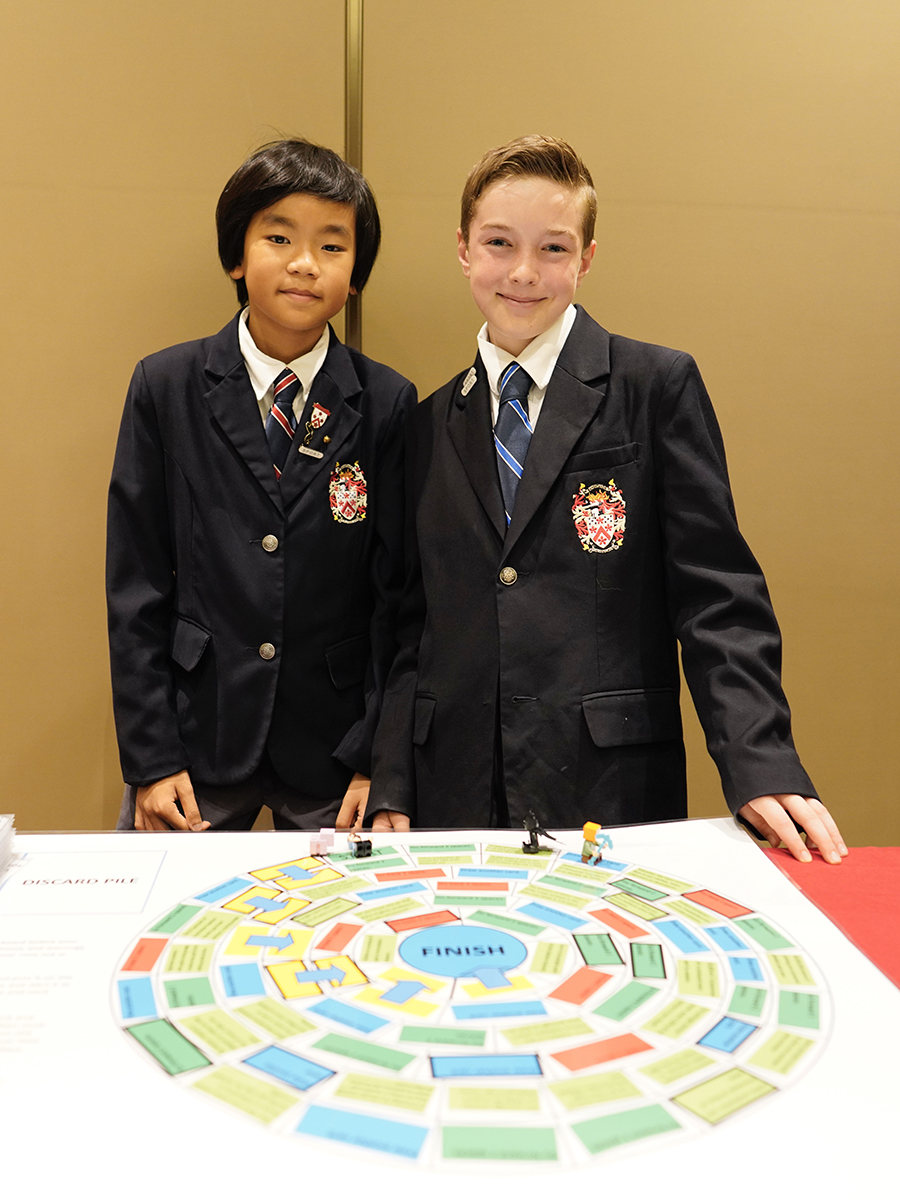 DCSPD Senior School students introduce their Sustainability Board Game
