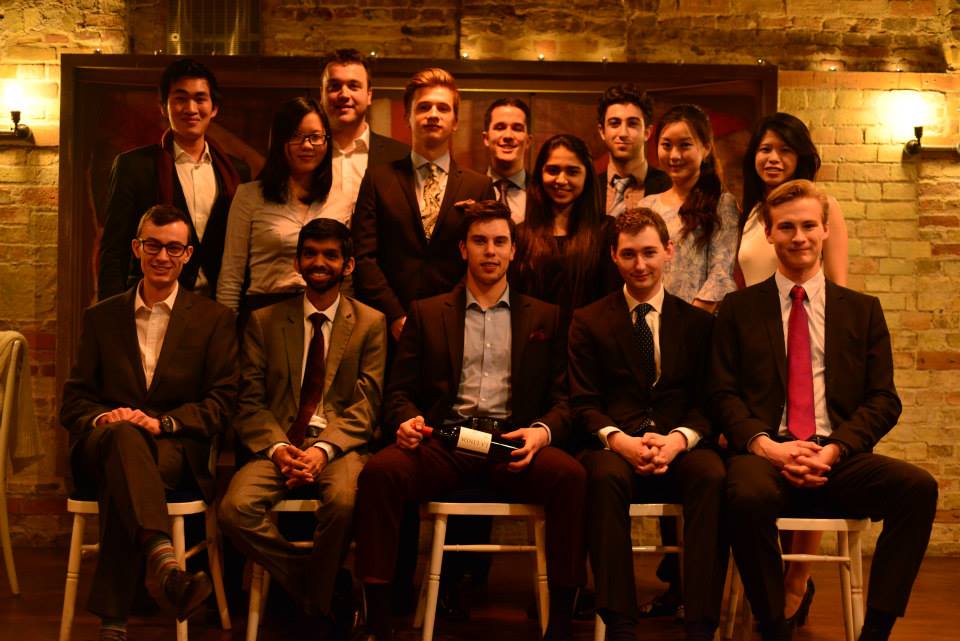 Cambridge University Finance and Investment Society (second row, eighth from left)