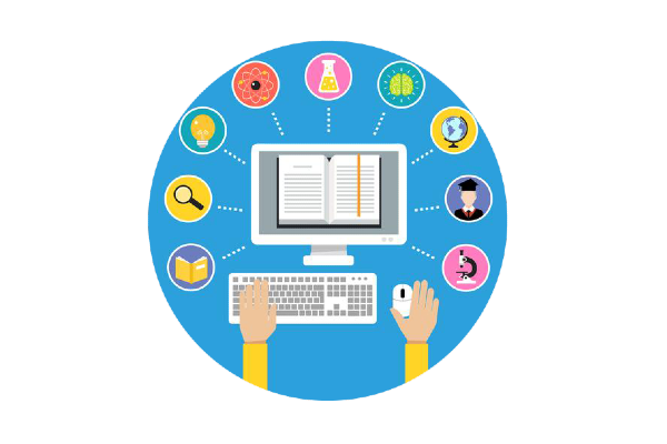 600w-online-education-concept-vector-circle