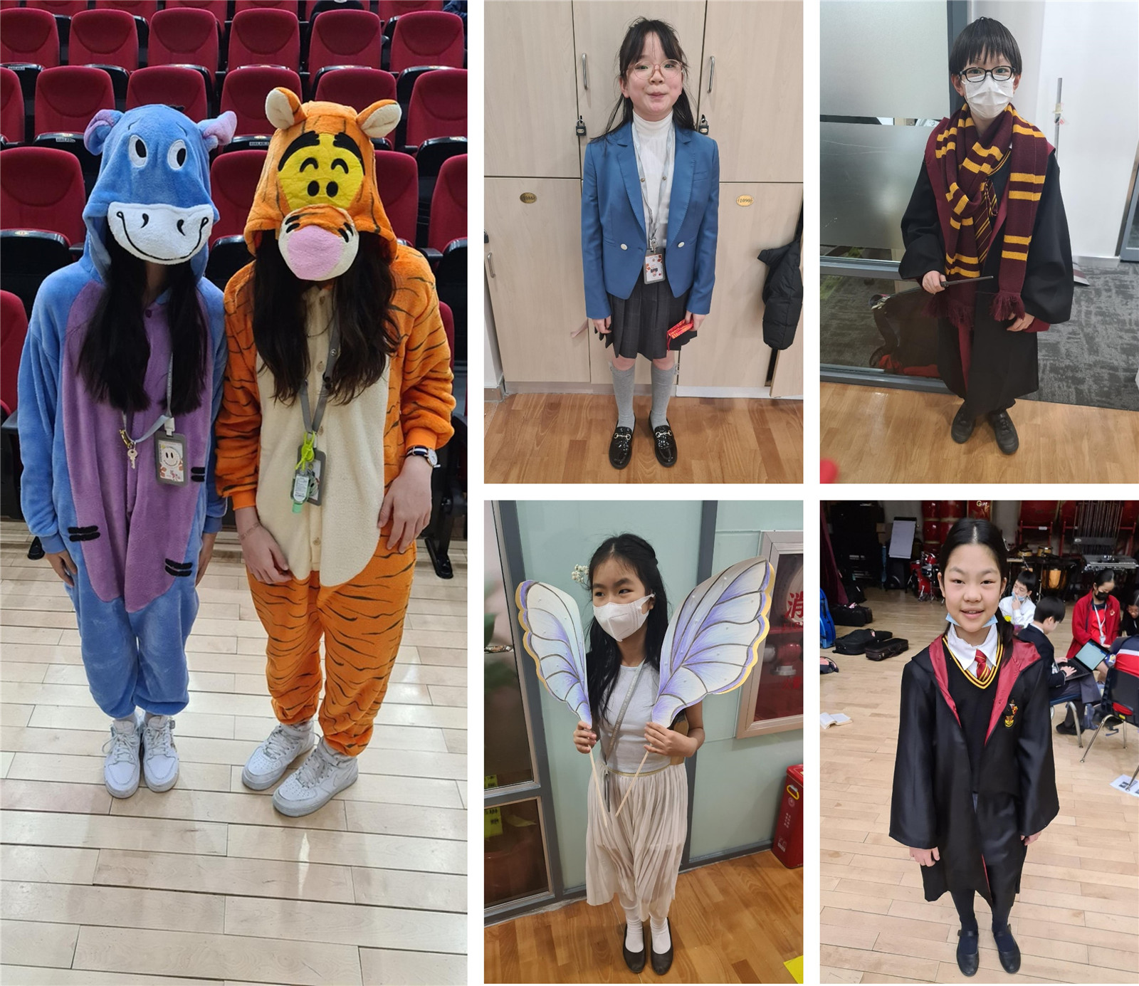 Students dressed up