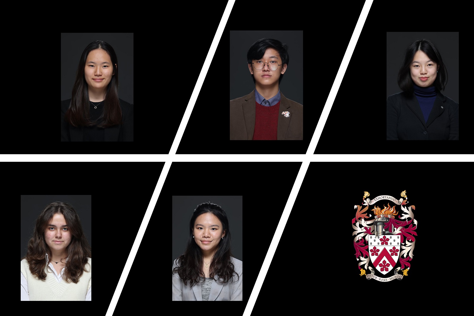 5 DCB students who will participate in the programme