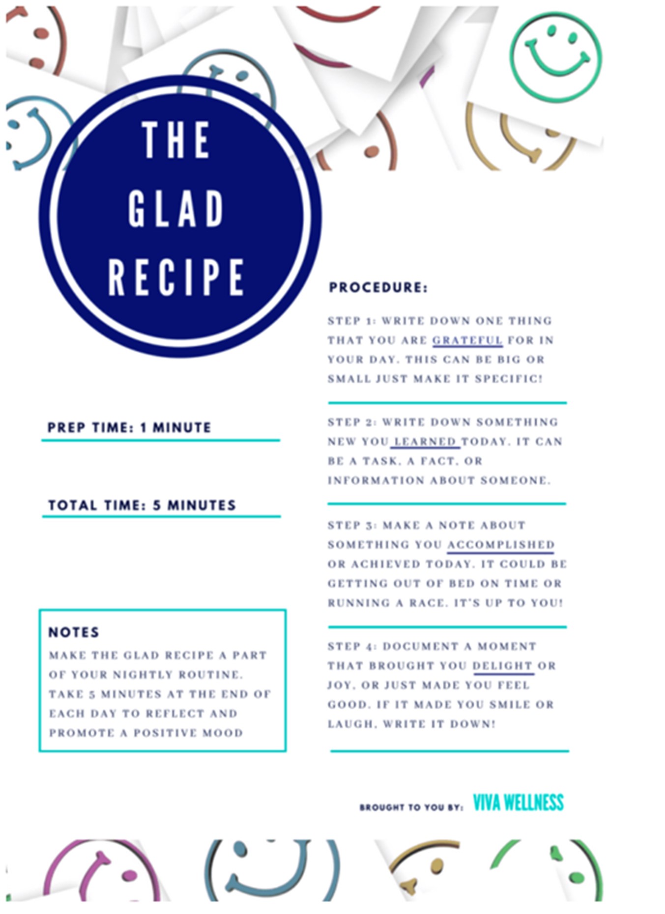the glad recipe