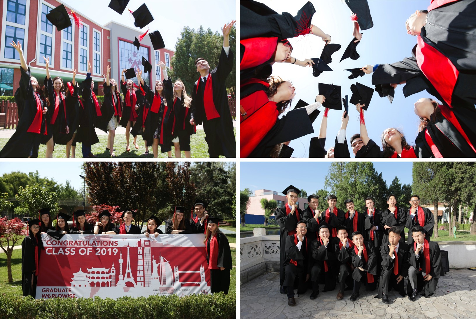 DCB 2019 Graduation - students on campus