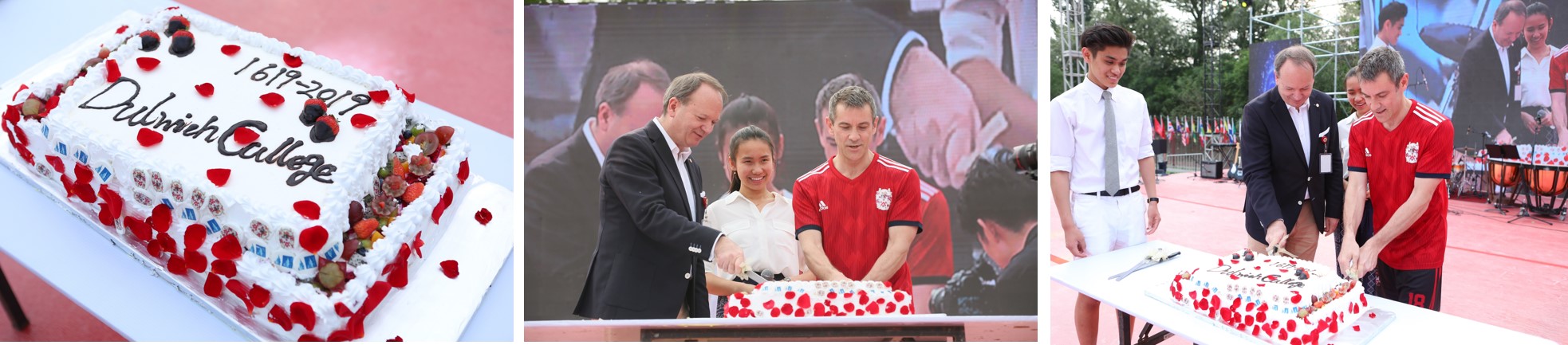 DCB founder's day 2019 cake cutting