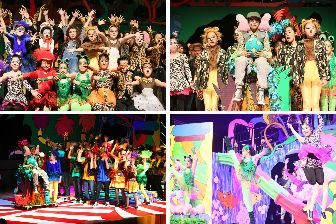 Dulwich College Beijing Seussical Jr musical stage performance