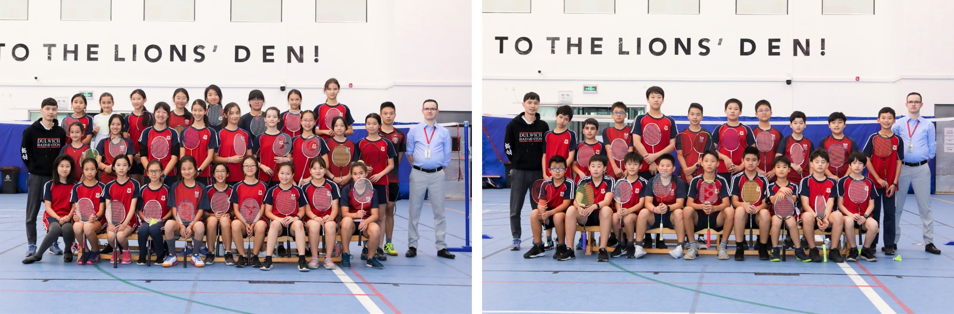 Dulwich students at ISAC U14 Badminton Tournaments