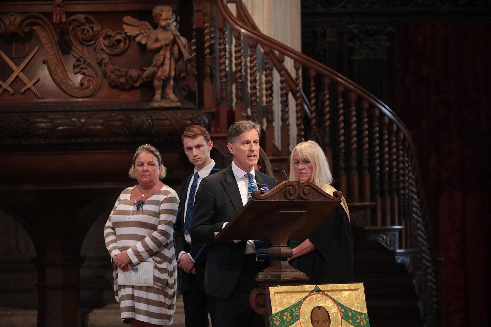 Fraser White gives speech celebrating 400th anniversary of Dulwich College at St Paul's Cathedral