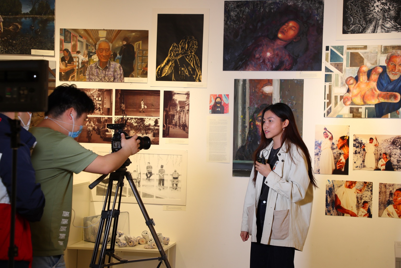 Year 13 IB Art video recording