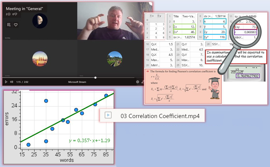 Maths - video conference