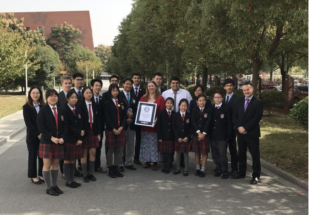 Dulwich College Suzhou GUINNESS WORLD RECORDS award ceremony