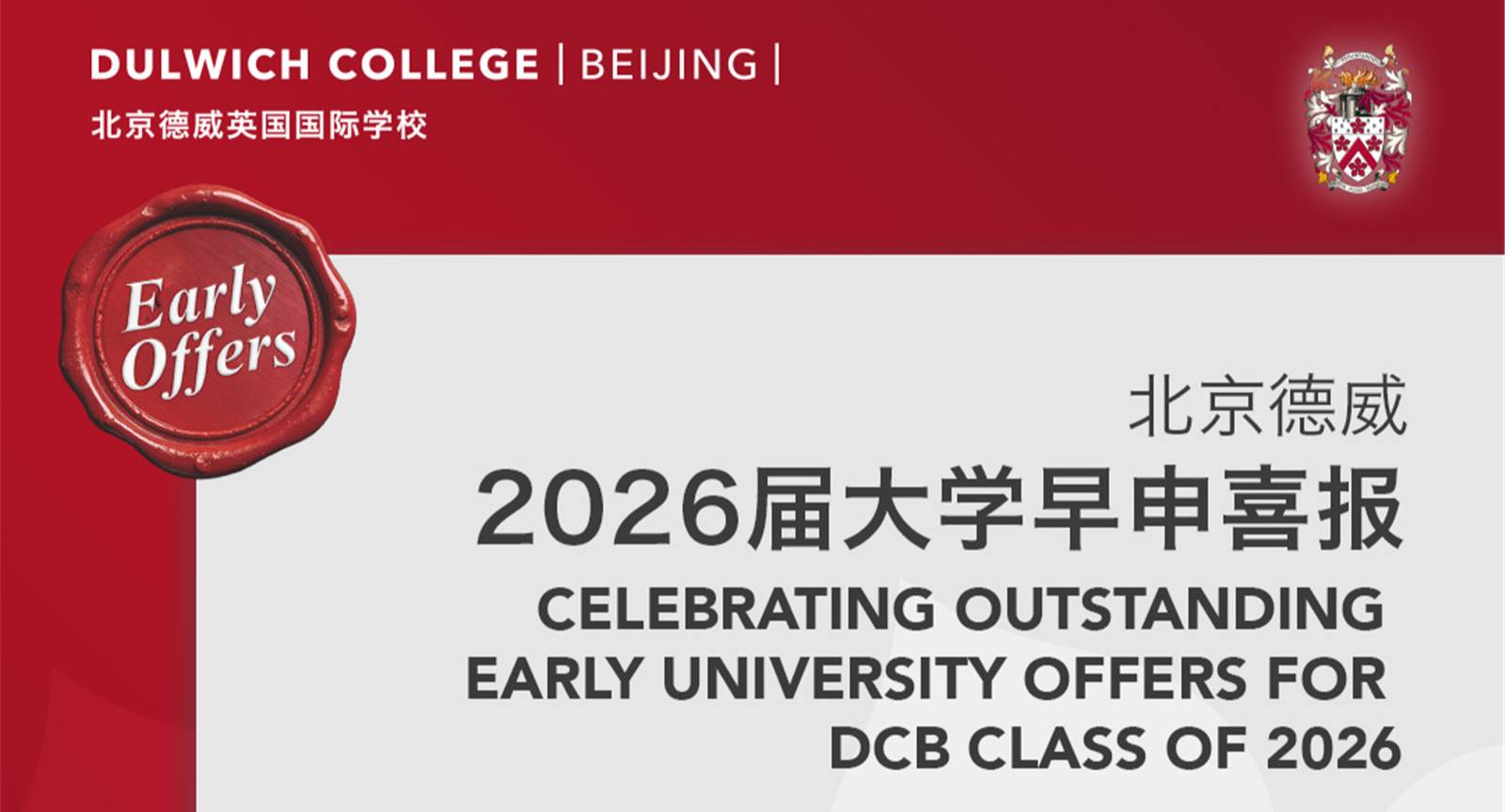 Celebrating Impressive Early University Offers for Class of 2026