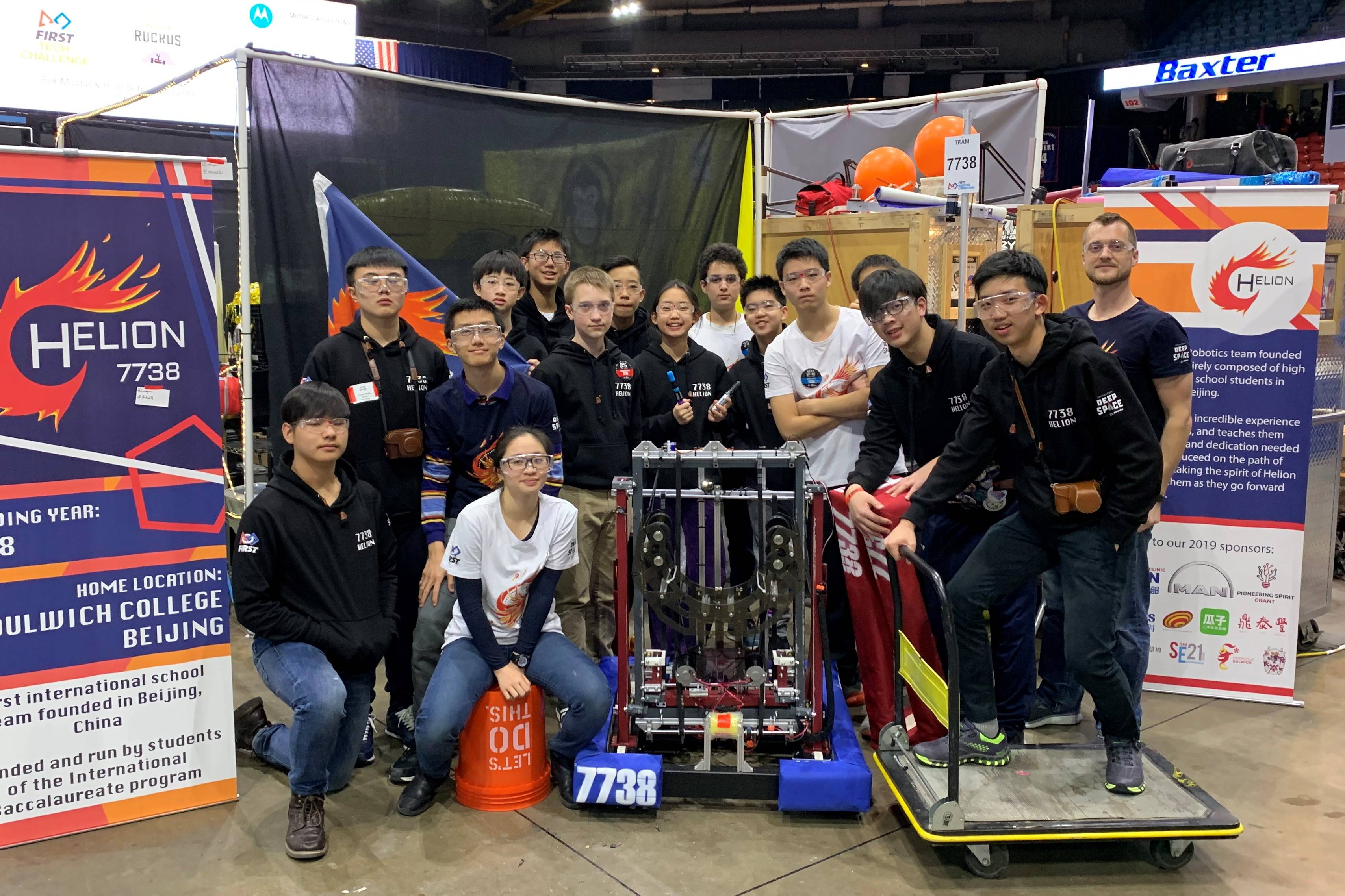 DCB Robotics Team Wins Rookie Award in US Competition