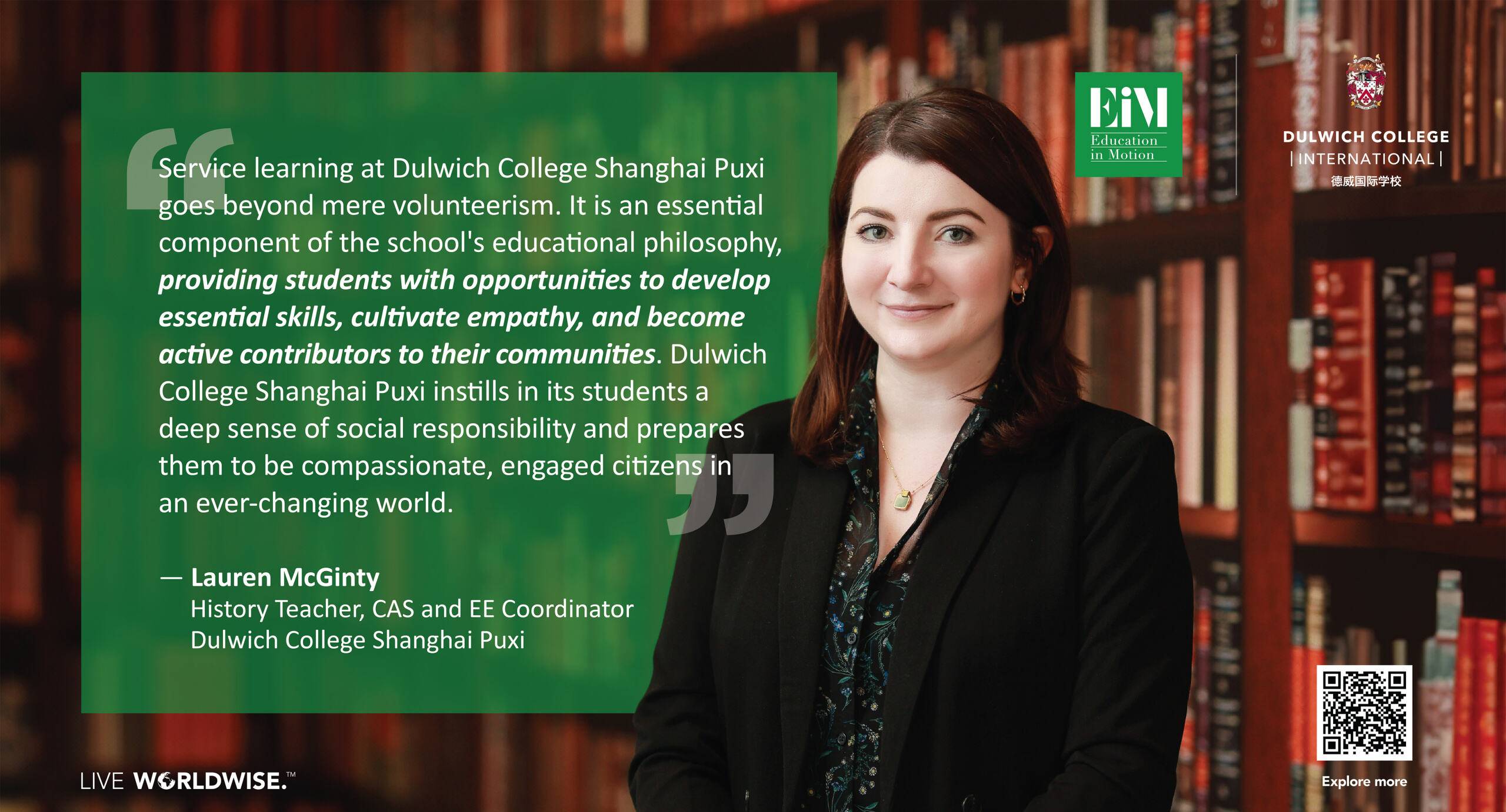 Igniting Passion through Service at Dulwich Puxi