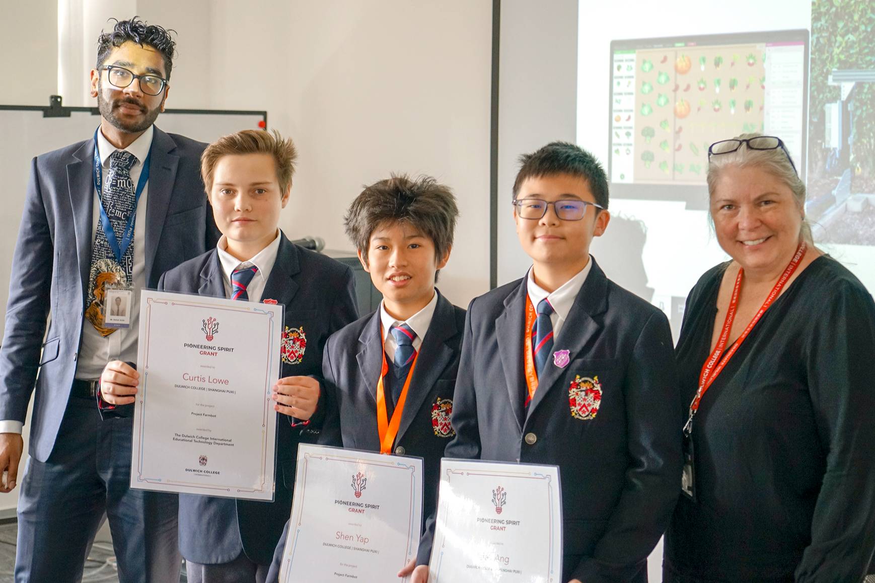 Dulwich Puxi Students Win Global 'Pioneering Spirit' Award