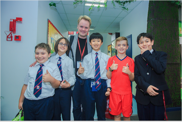 Junior Choristers receive guidance from Finland's YL Male Choir