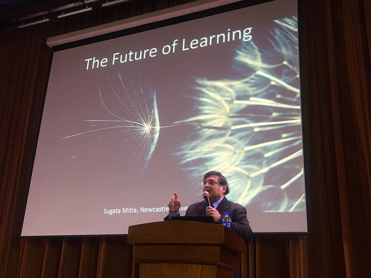 TED Prize winner Sugata Mitra visits Dulwich College Puxi