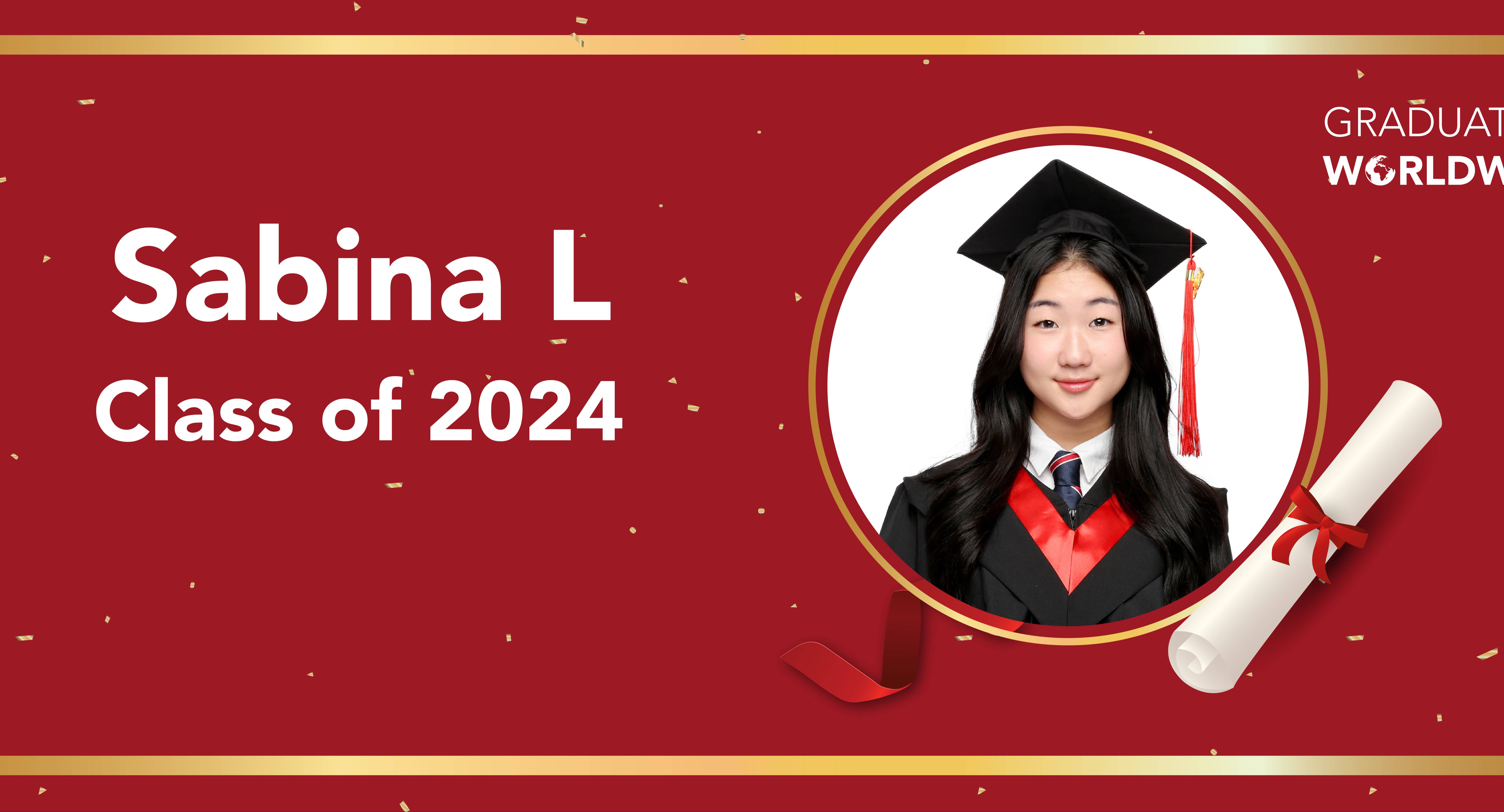 Meet Class of 2024 Graduate Sabina L