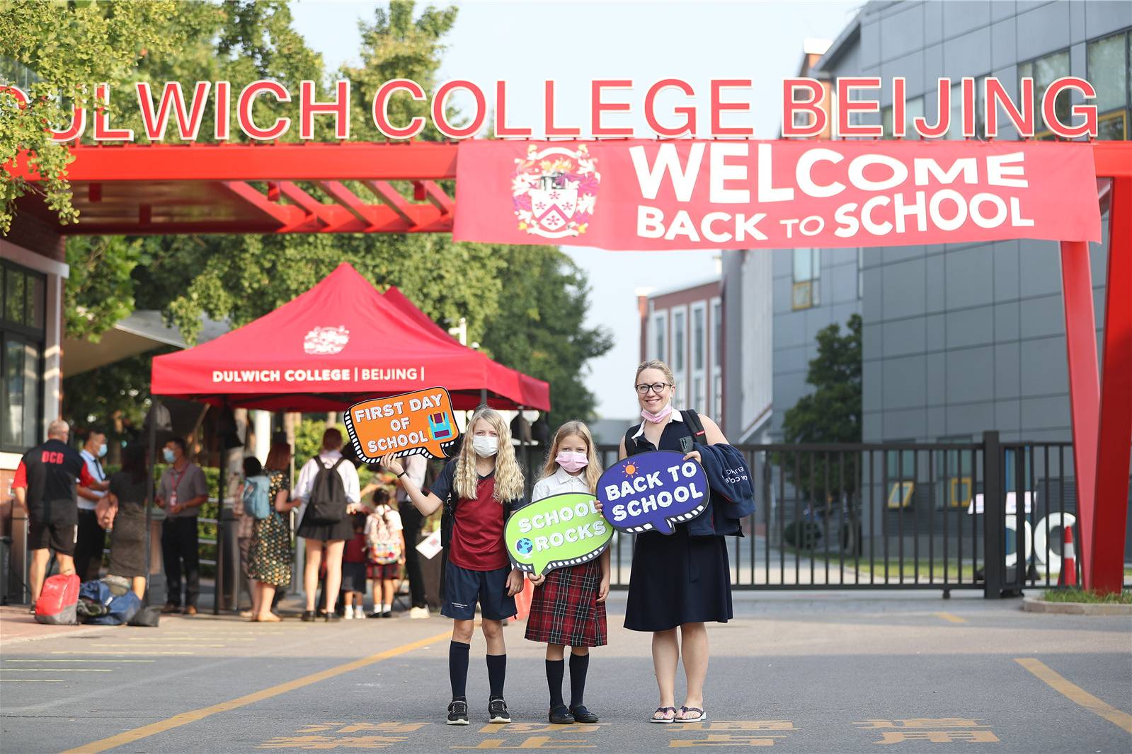 Welcome back on campus, Dulwich College Beijing!