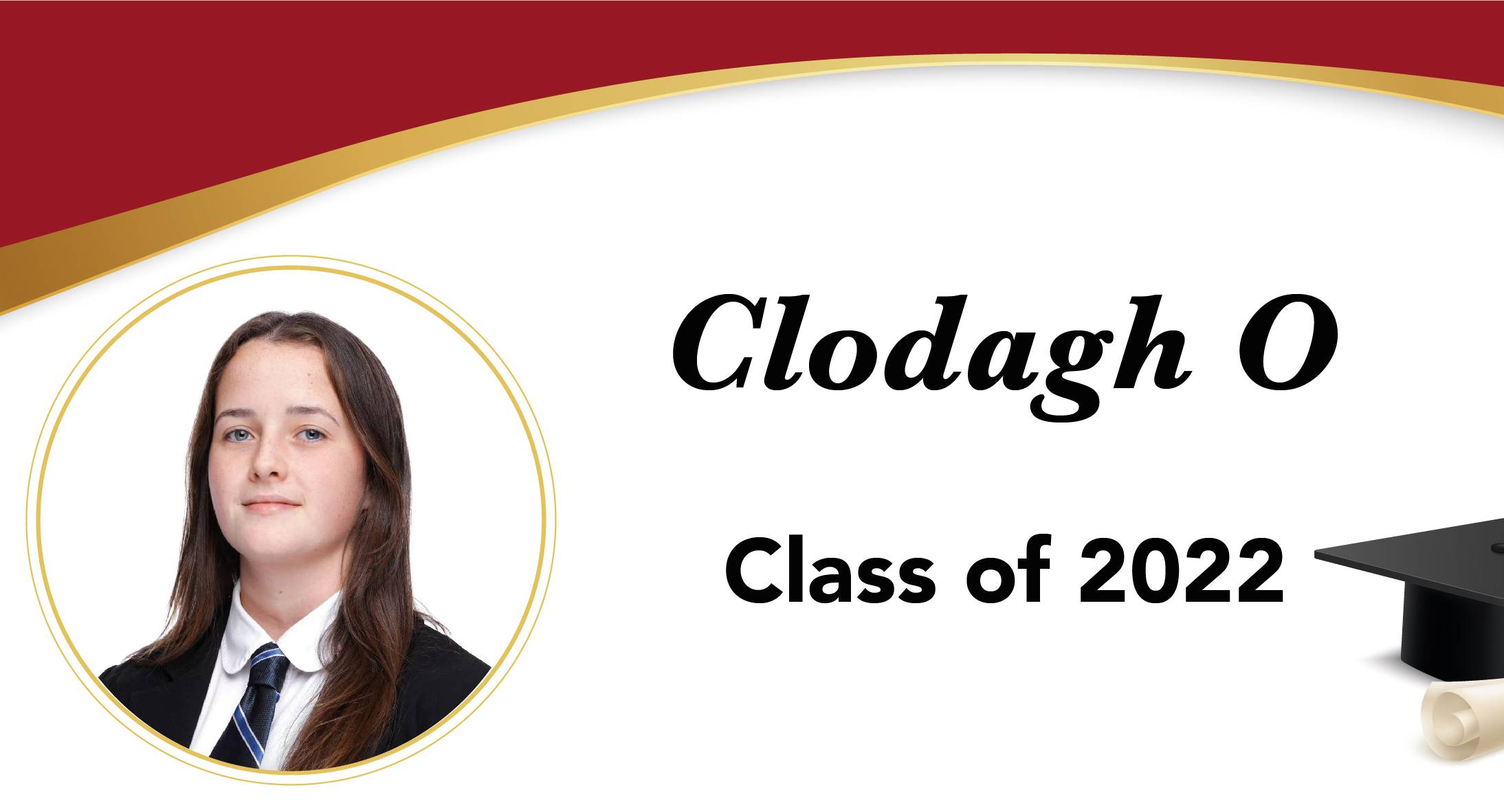 与2022届毕业生面对面:Clodagh O