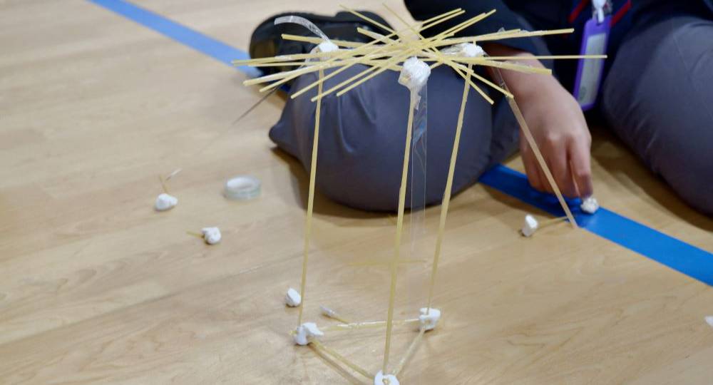Check out our Spaghetti Tower!