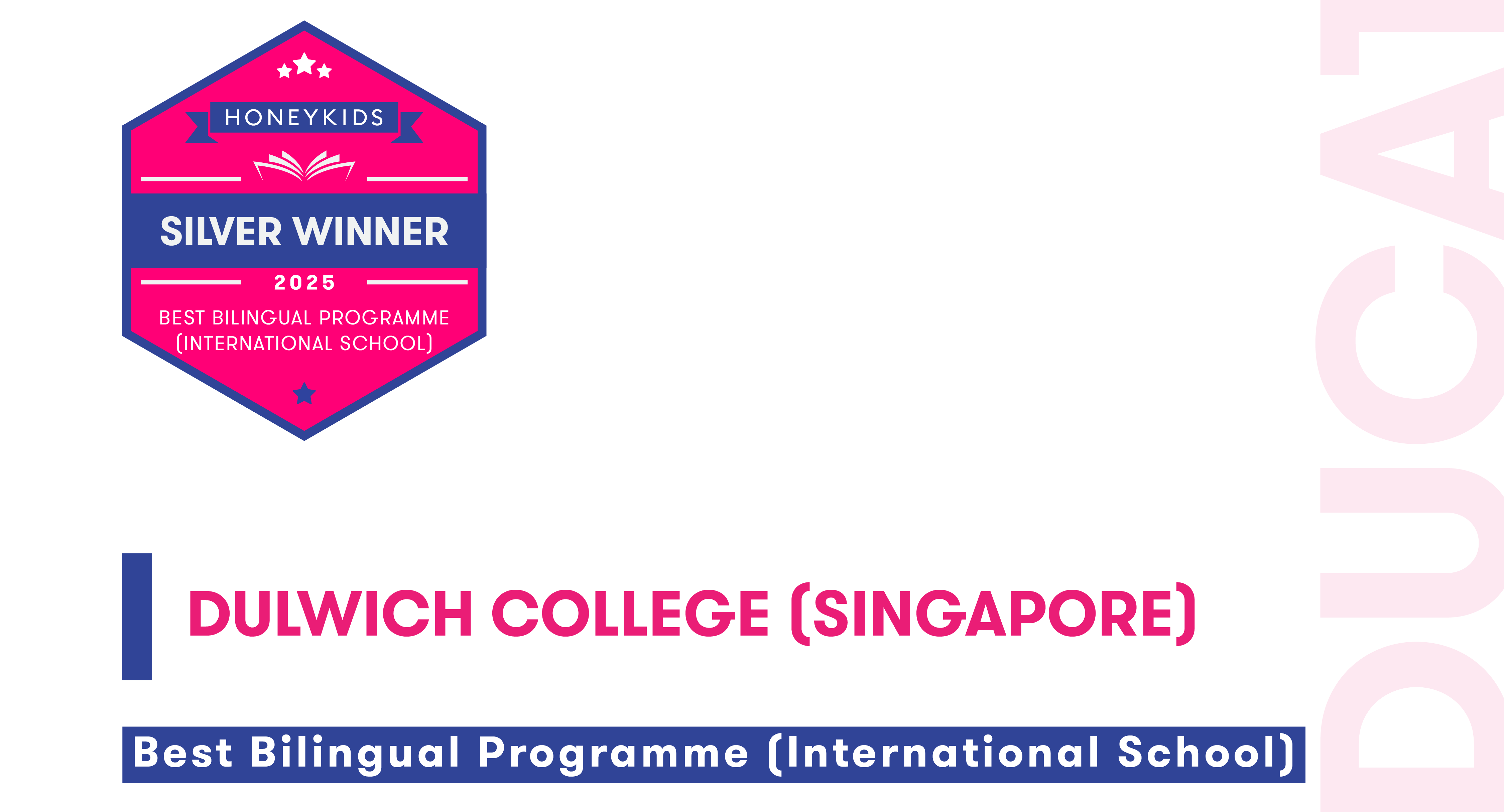 HoneyKids Education Awards 2025: Dulwich Named Best Bilingual Programme