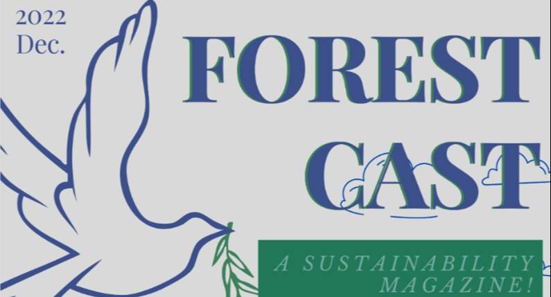 中学生制作可持续发展主题杂志《Forestcast》