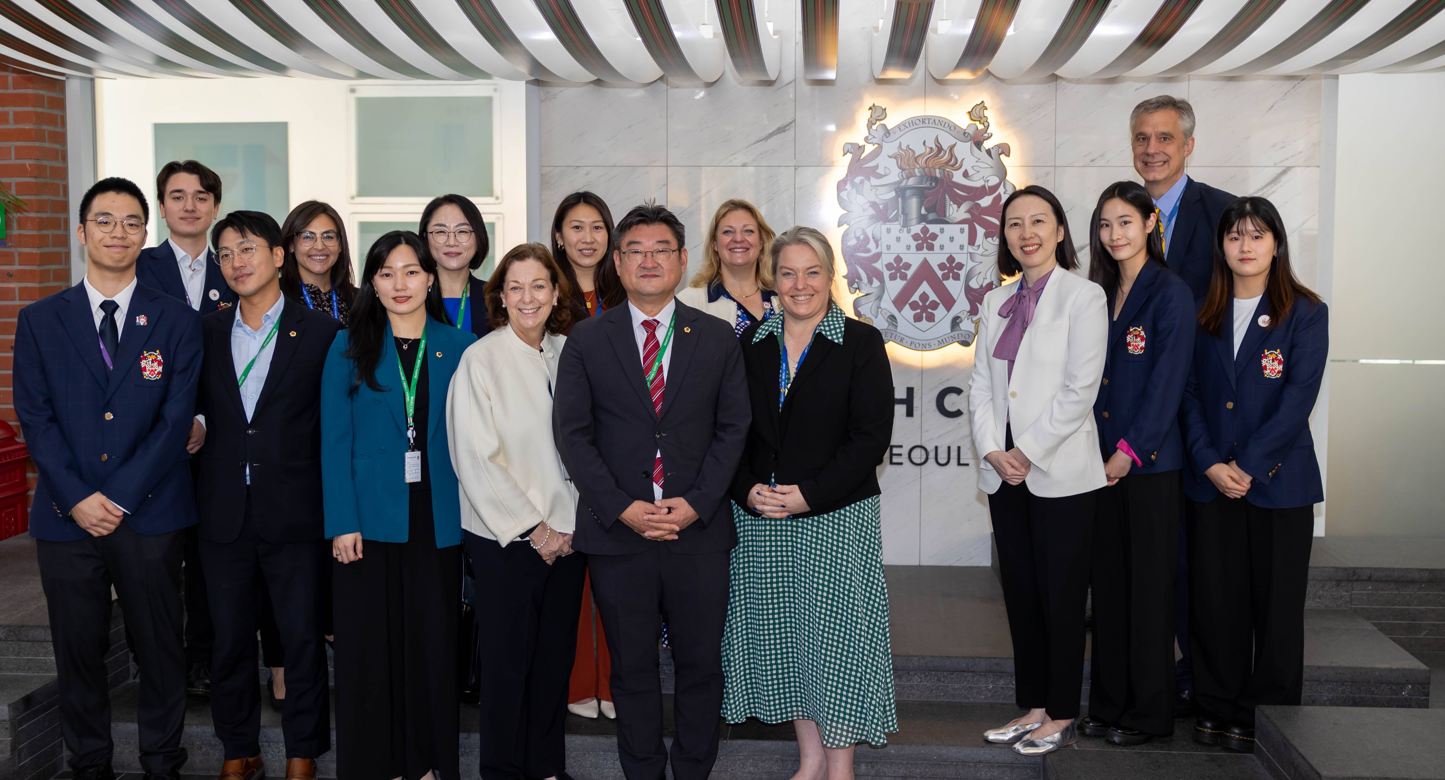 Seoul Metropolitan Council Visit to Dulwich College Seoul IB Forum
