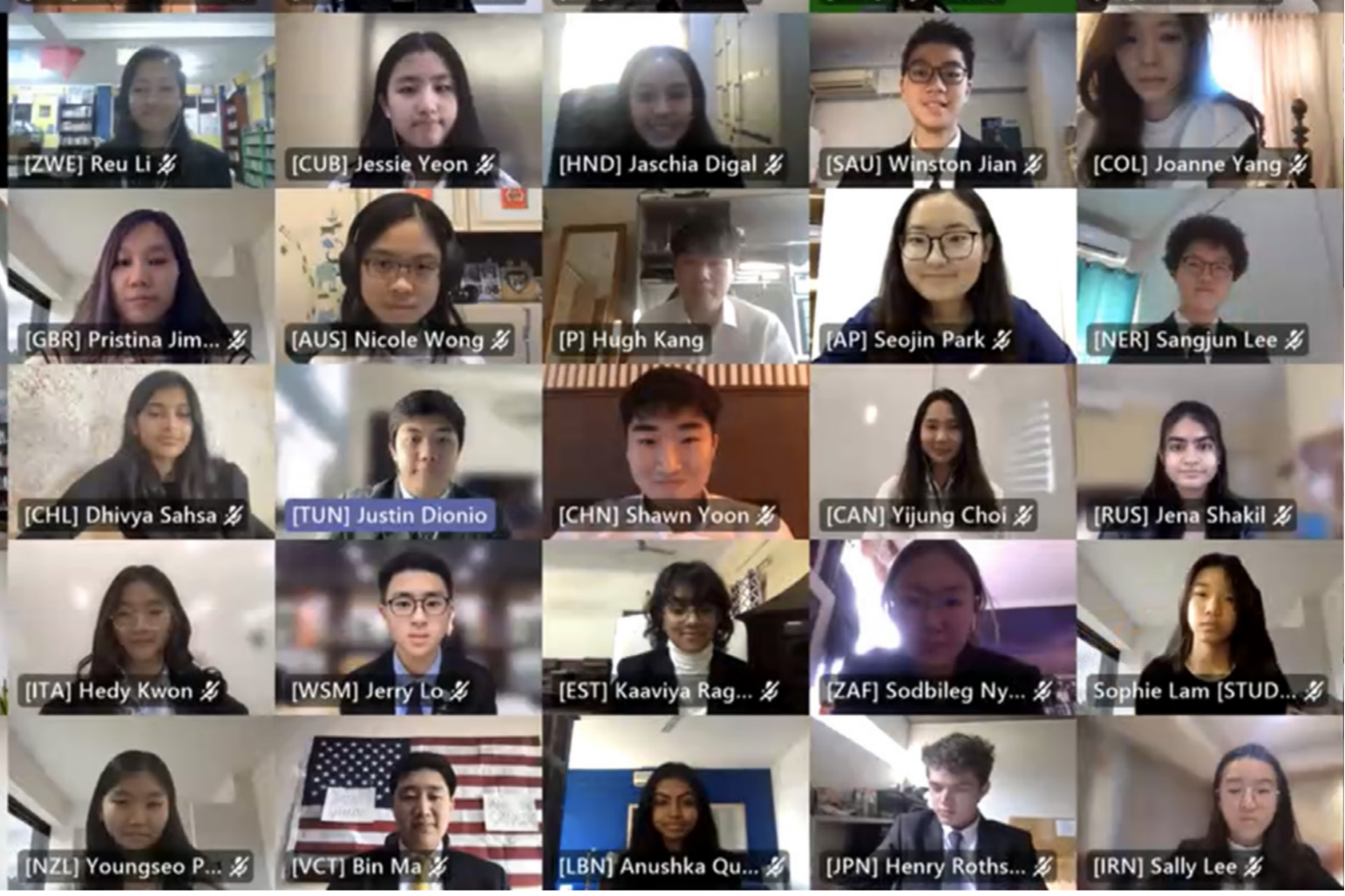 Dulwich Students Shining through MUN